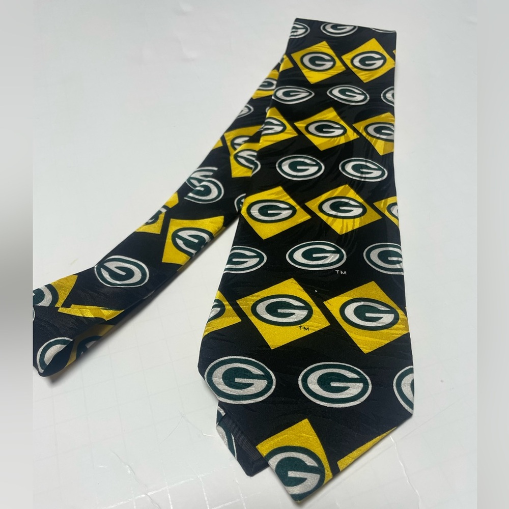 Green Bay Packers NFL Vintage 1995 Ralph Marlin Team Tie‎ Mens OS